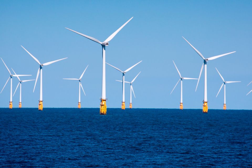 Not one new offshore windfarm has been built since the 2030 target was unveiled by former environment minister Eamon Ryan in 2020. Photo: Getty